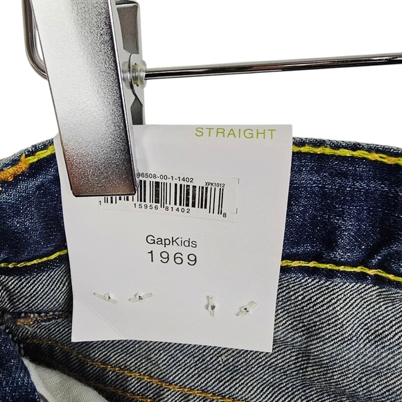 NWT Gap Kids 1969 Straight Distressed Jeans 14R - Picture 13 of 15